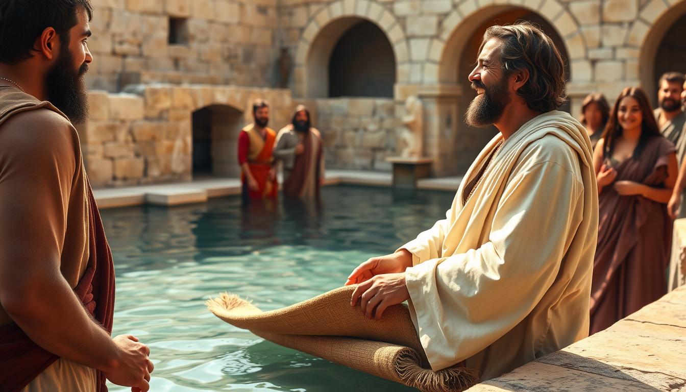 paralitico de betesda esboço